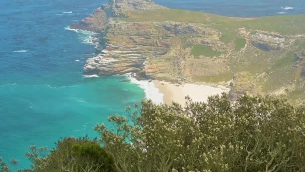 Мис Доброї Надії Біля Південної Частини Африки Поблизу Кейптауна — стокове відео
