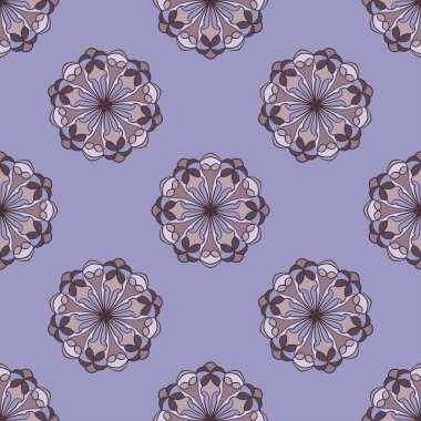 Kusursuz dekoratif modern doku. Vektör çizimi. Duvar kağıdı, tekstil, web sayfaları, hatıra defteri veya herhangi bir yüzey tasarımı için renkli arkaplan.