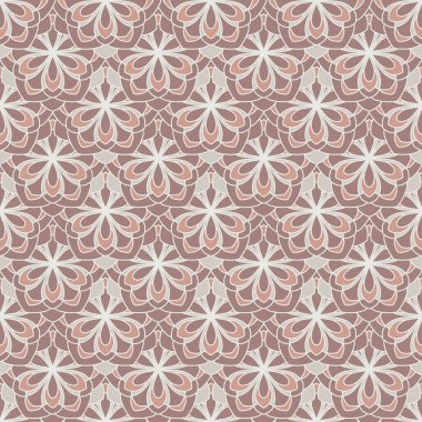 Kusursuz dekoratif modern doku. Vektör çizimi. Duvar kağıdı, tekstil, web sayfaları, hatıra defteri veya herhangi bir yüzey tasarımı için renkli arkaplan.