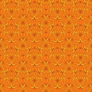 Decorative ornamental pattern. Vector background. Graphic texture for web, scrapbook, surface design.