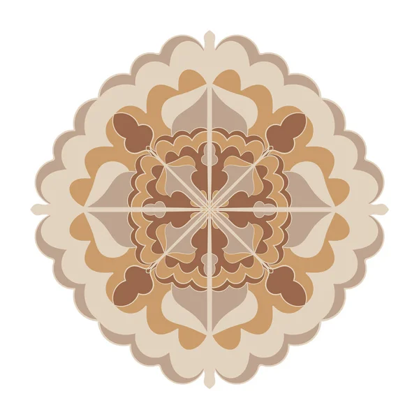 Αφηρημένο Κόσμημα Mandala Κομψό Μοτίβο — Διανυσματικό Αρχείο