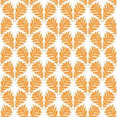 Kusursuz desen. Zarif bir tarzı var. Yapraklı vektör dokusu.