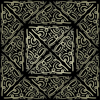 Çağdaş kusursuz desen. Minimalist tarzda dekoratif bir arka plan. Tekstil, albüm, yüzey tasarımı için vektör illüstrasyonu.