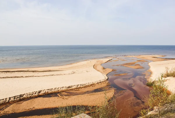 Kumsal Yüzeyi Sahil Tarafı Baltık Denizi — Stok fotoğraf