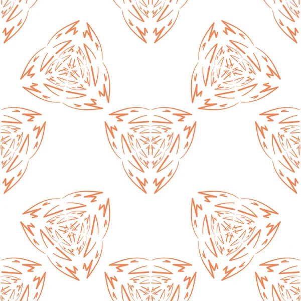 Mandala Colorful Background Seamless Pattern Ornamental Elements — Stock Vector