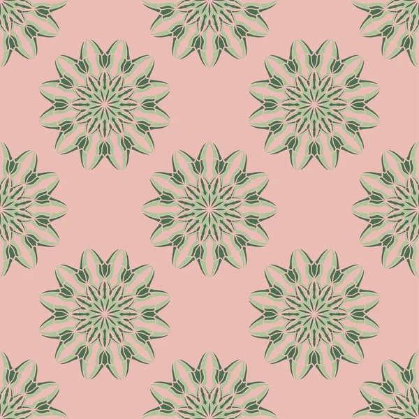 Nahtloses Muster Mit Ornamenten Bunte Textur Für Textilien Tapeten Verpackungen — Stockvektor
