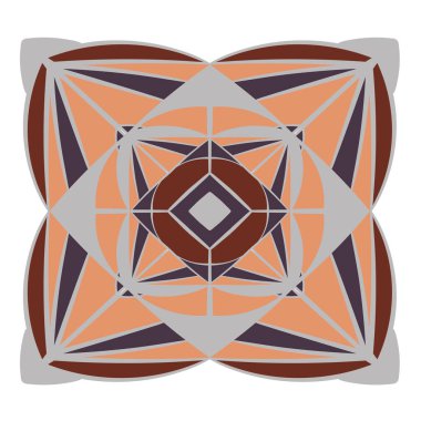 Soyut süs. Karalama deseni. Vektör illüstrasyonu.