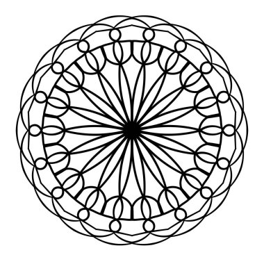 Vektör süsü. Soyut karalama ögesi.