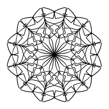 Vektör süsü. Soyut karalama ögesi.