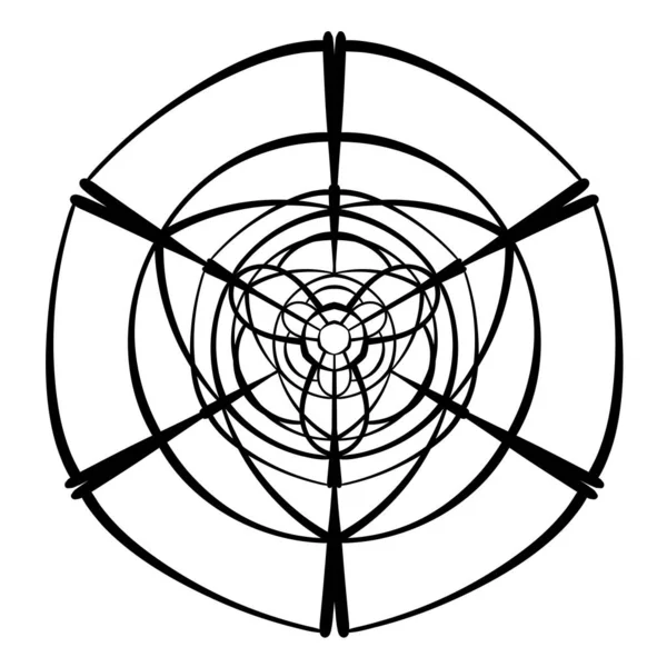 Векторний Орнамент Абстрактний Каракулі Елемент — стоковий вектор