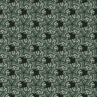 Süslü, kusursuz desen. Canlı bir arka plan. Vektör illüstrasyonu.