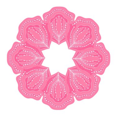 Süslü kusursuz dekoratif desen.