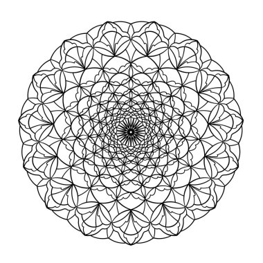 Süslü kusursuz dekoratif desen.