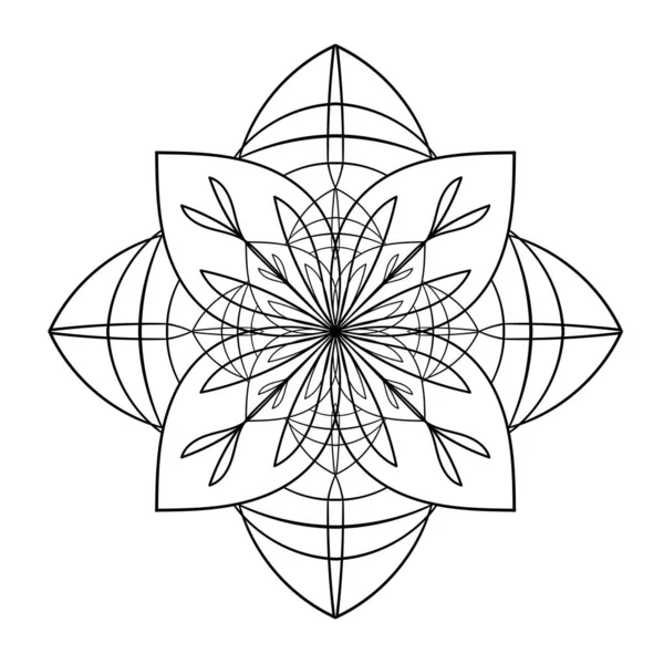 Бесшовный Декоративный Узор Орнаментами — стоковый вектор