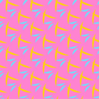 Kusursuz bir doku. Soyut süslemelerle renkli desen.