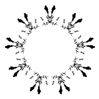 Soyut vektör çerçevesi. Albüm, monogram, etiketler, davetiyeler, kataloglar ve broşürler için tasarım ögesi, menü, web.