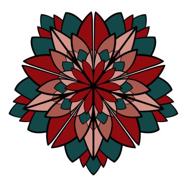 Vektör el çizimi karalama süsü.