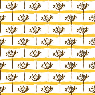 Elle çizilmiş elementlerle kusursuz bir arka plan. Vektör deseni.