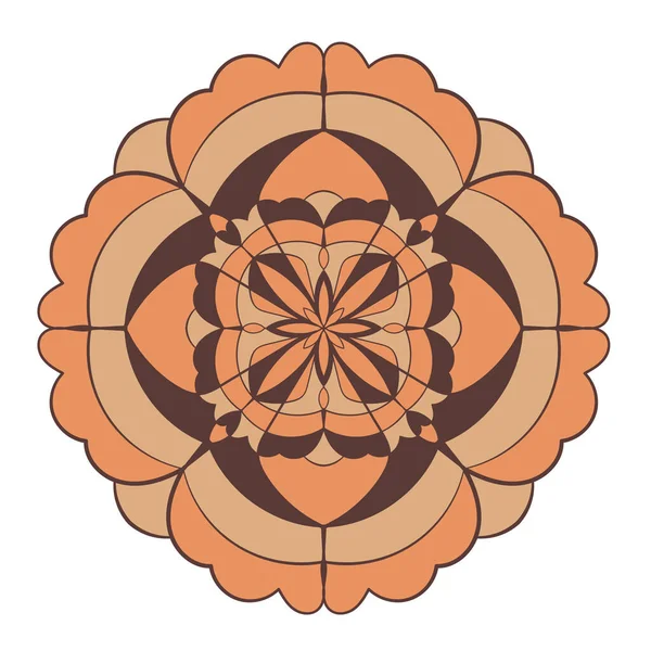 Круглые Каракули Векторная Иллюстрация Элемент Декоративного Дизайна — стоковый вектор