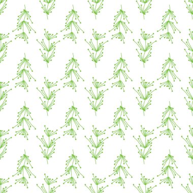 Elle çizilmiş elementlerle kusursuz bir arka plan. Vektör dokusu.