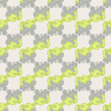 Kusursuz nötr süslemeli vektör deseni.