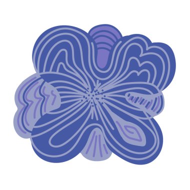 Soyut renkli karalama şekli. Vektör yaratıcı tasarım ögesi.