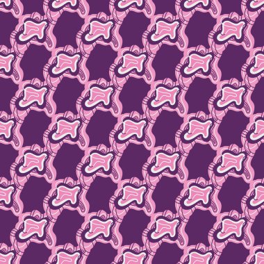 Soyut karalama süslemeleriyle kusursuz desen. Vektör dokusu.