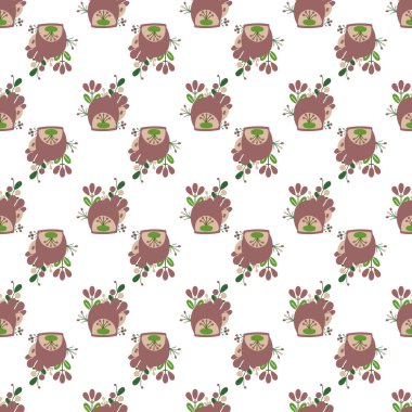 Organik doğa unsurları olan kusursuz bir arka plan. Çağdaş tasarımlar için mükemmel olan zarif minimal çiçek deseni.