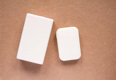 Doğal organik sabun yığınları..