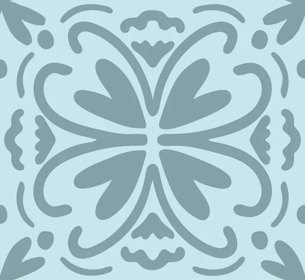 Design Floral Formant Des Carreaux Carrés Arrondis Dans Une Palette — Image vectorielle