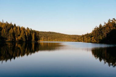 Washington eyaletindeki sakin dağ gölü