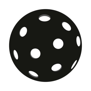 Turşu topu vektör tasarımı siyah