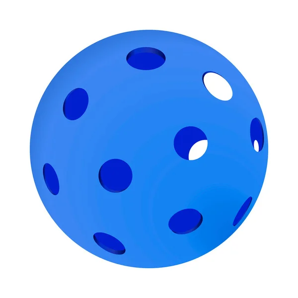 Bola Vinagre Vector Diseño Plano Blu — Vector de stock