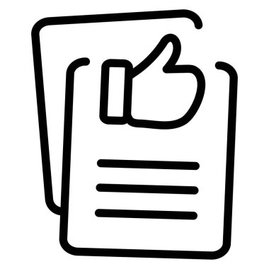 Anahat Belge Simgesi gri arka planda yalıtılmış. Web sitesi tasarımı, logo, uygulama, Ui için Line Dosya sembolü. Kullanılabilir kontur. Vektör illüstrasyon, Eps10.