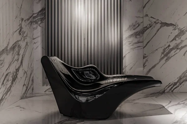 대리석 가구를 현대의 디자인 전시물 — 스톡 사진
