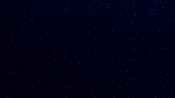 Abstrakcyjne Tło Lśniące Niebieskimi Cząstkami Gwiaździste Niebo Brokat — Wideo stockowe