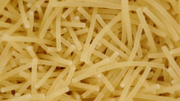 Take Out Noodles Pasta Jar Hand Top View Dolly Slider — Vídeo de stock