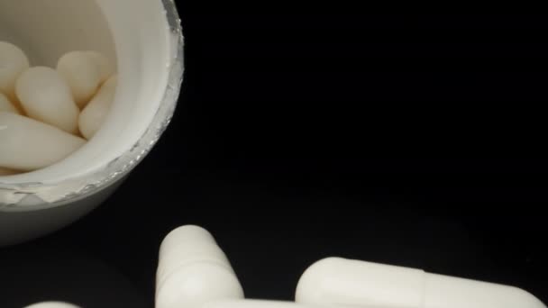 White Jar Pills Capsulamia Dolly Slider Extreme Close Laowa Probe — Video