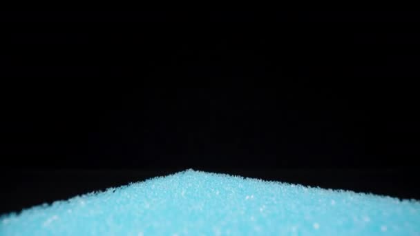Drip Green Gel Blue Dishwashing Sponge Dolly Slider Extreme Close — Vídeos de Stock
