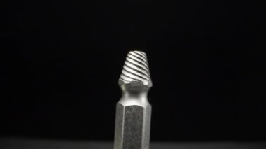 Tool for removing stuck screws. Dolly slider extreme close-up. Laowa Probe