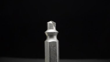 Tool for removing stuck screws. Dolly slider extreme close-up. Laowa Probe