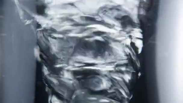 Whirlpool Oder Trichter Wasser Makroaufnahmen Zeitlupe — Stockvideo