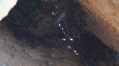 Yarasalar karanlıkta toplanır. Karanlık bir vadi. Yukarı bakma..