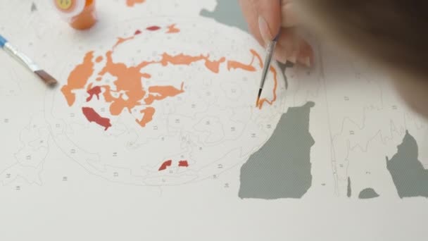 Peintures Par Numéros Pour Ceux Qui Savent Pas Dessiner Pots — Video