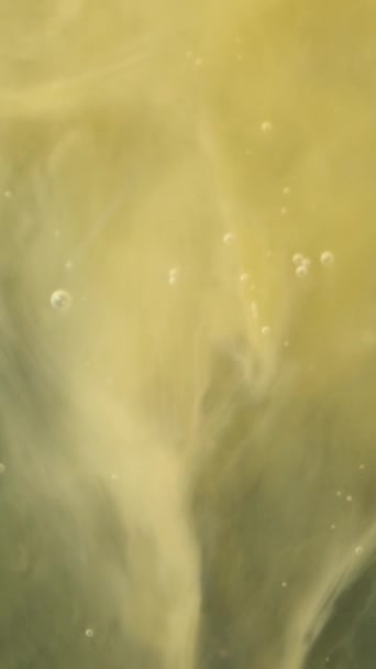 Riscas Amarelas Abstratas Preto Bolhas Que Assemelham Lava Espaço Fluindo — Vídeo de Stock
