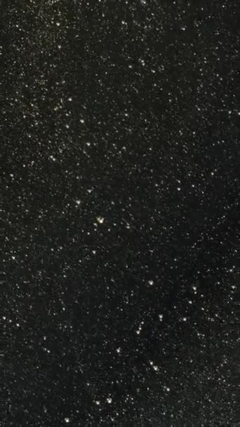 Pionowe Wideo Abstrakcja Koncepcja Zbliżających Się Gwiazd Ciemnej Materii Bąbelki — Wideo stockowe