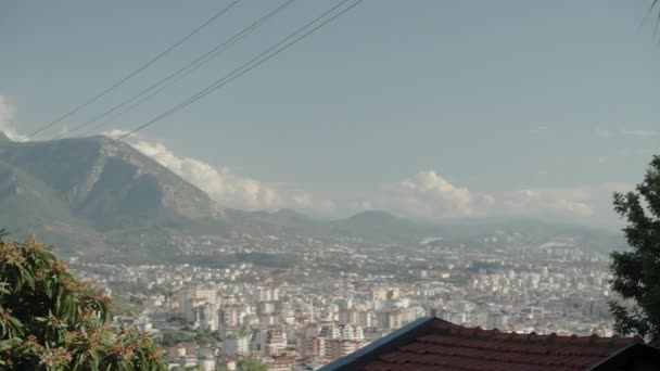 Alanya Una Città Turchia Con Vista Sulle Montagne Panorama Osservatorio — Video Stock