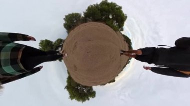 Düşük açılı bir 