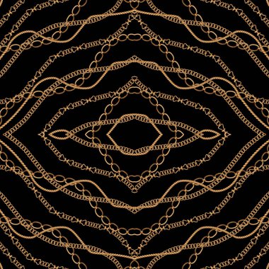 Baskı için altın zincirler