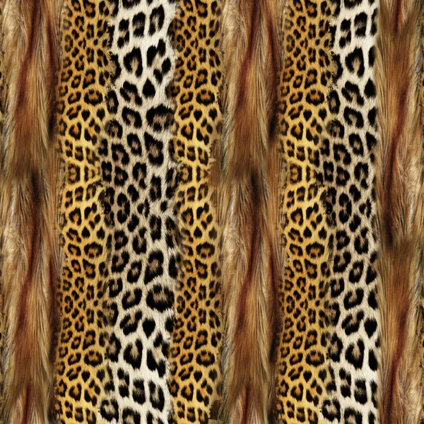 Struttura Volpe Pelliccia Leopardo — Foto Stock